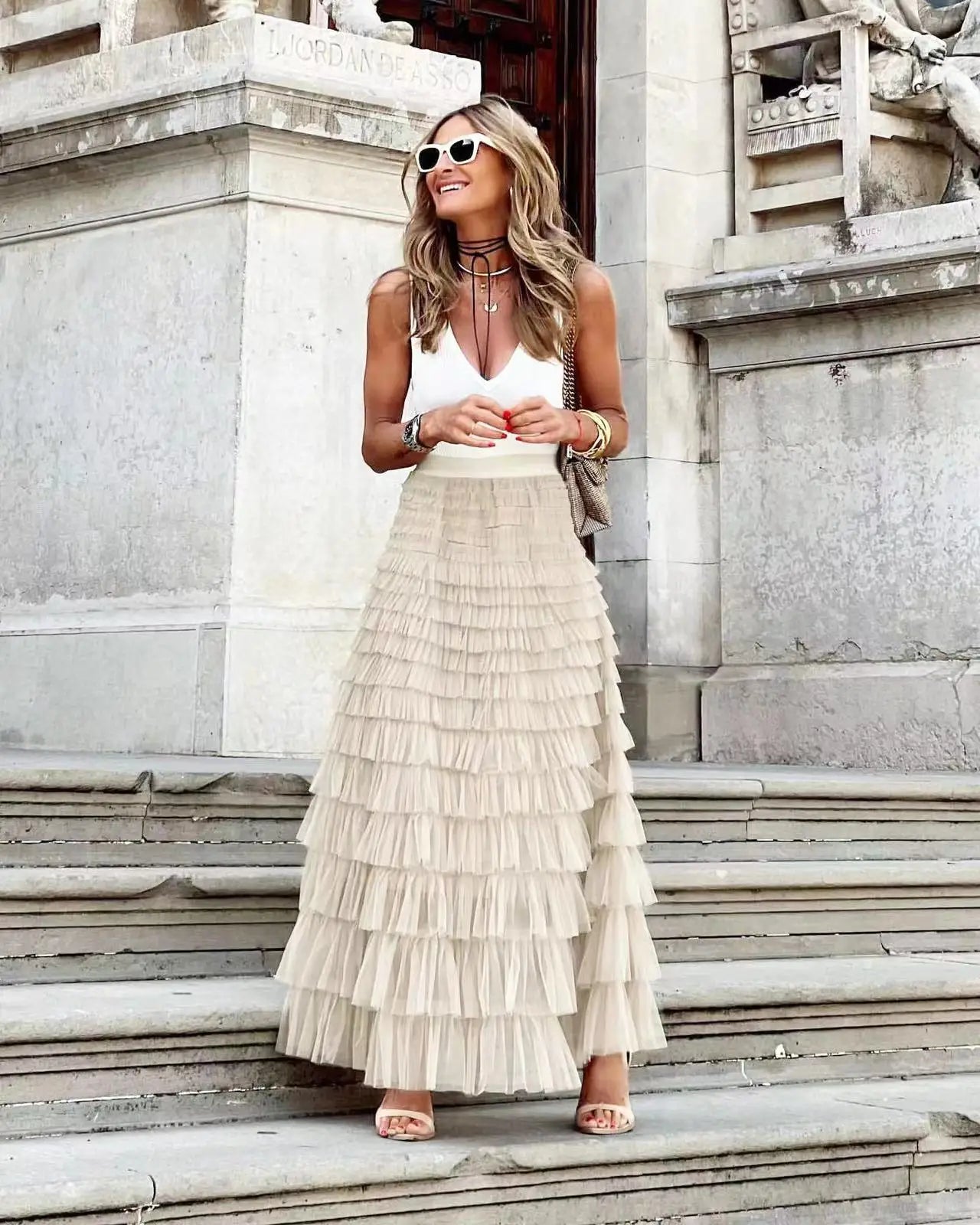 Vienna Tulle Maxi Skirt