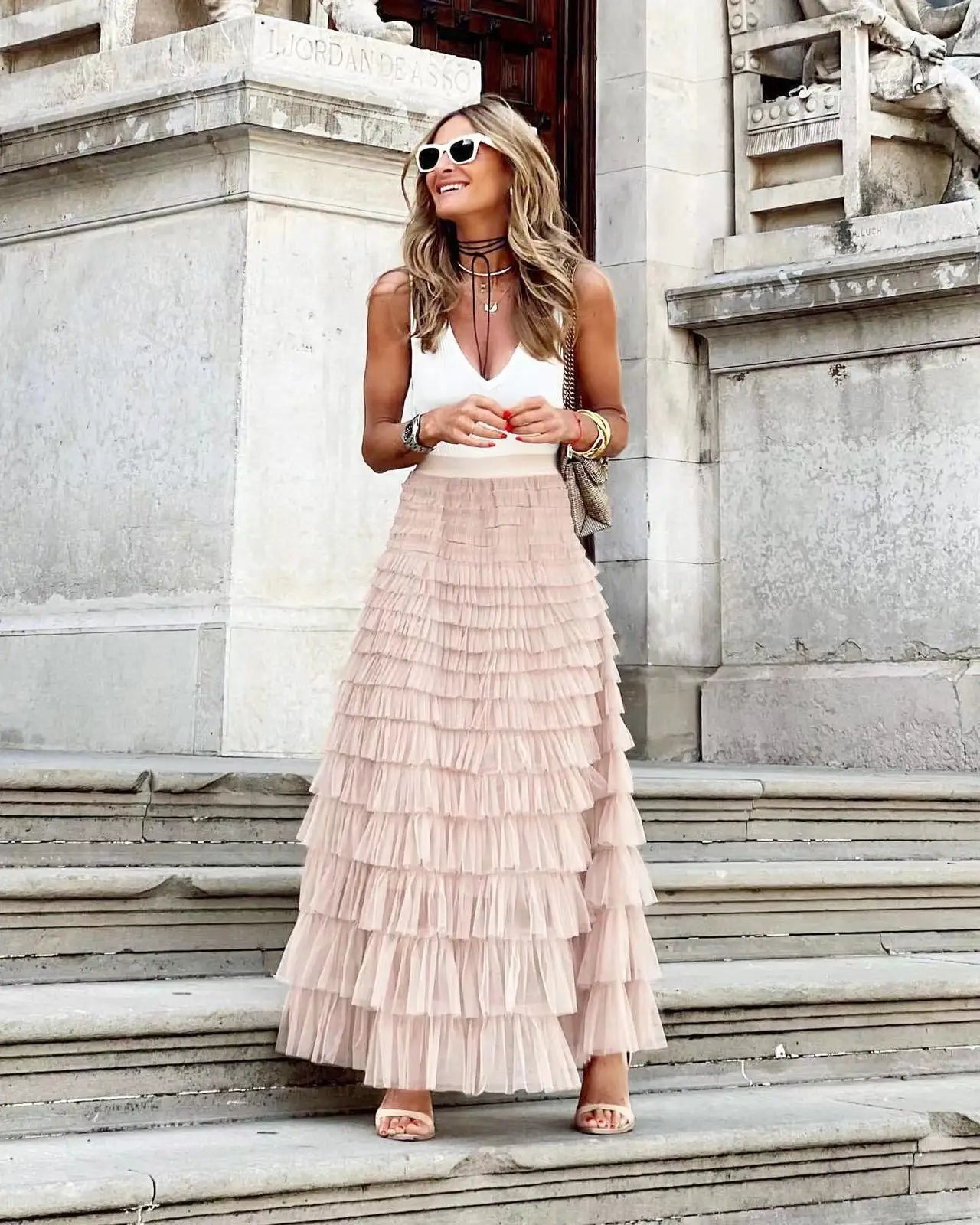 Vienna Tulle Maxi Skirt