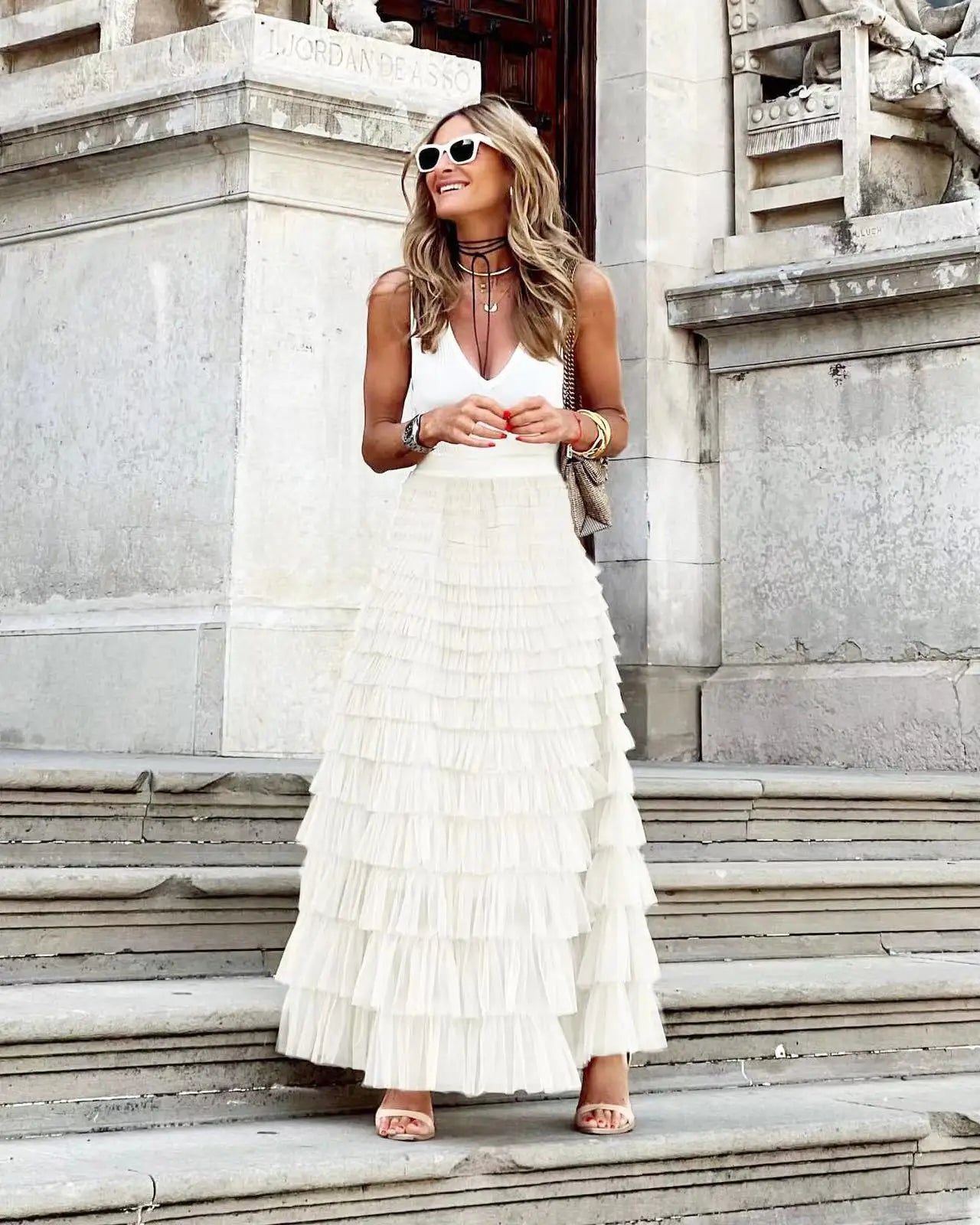 Vienna Tulle Maxi Skirt
