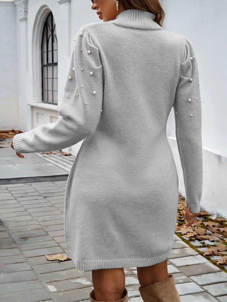 The Pearl Muse Sweater Dress