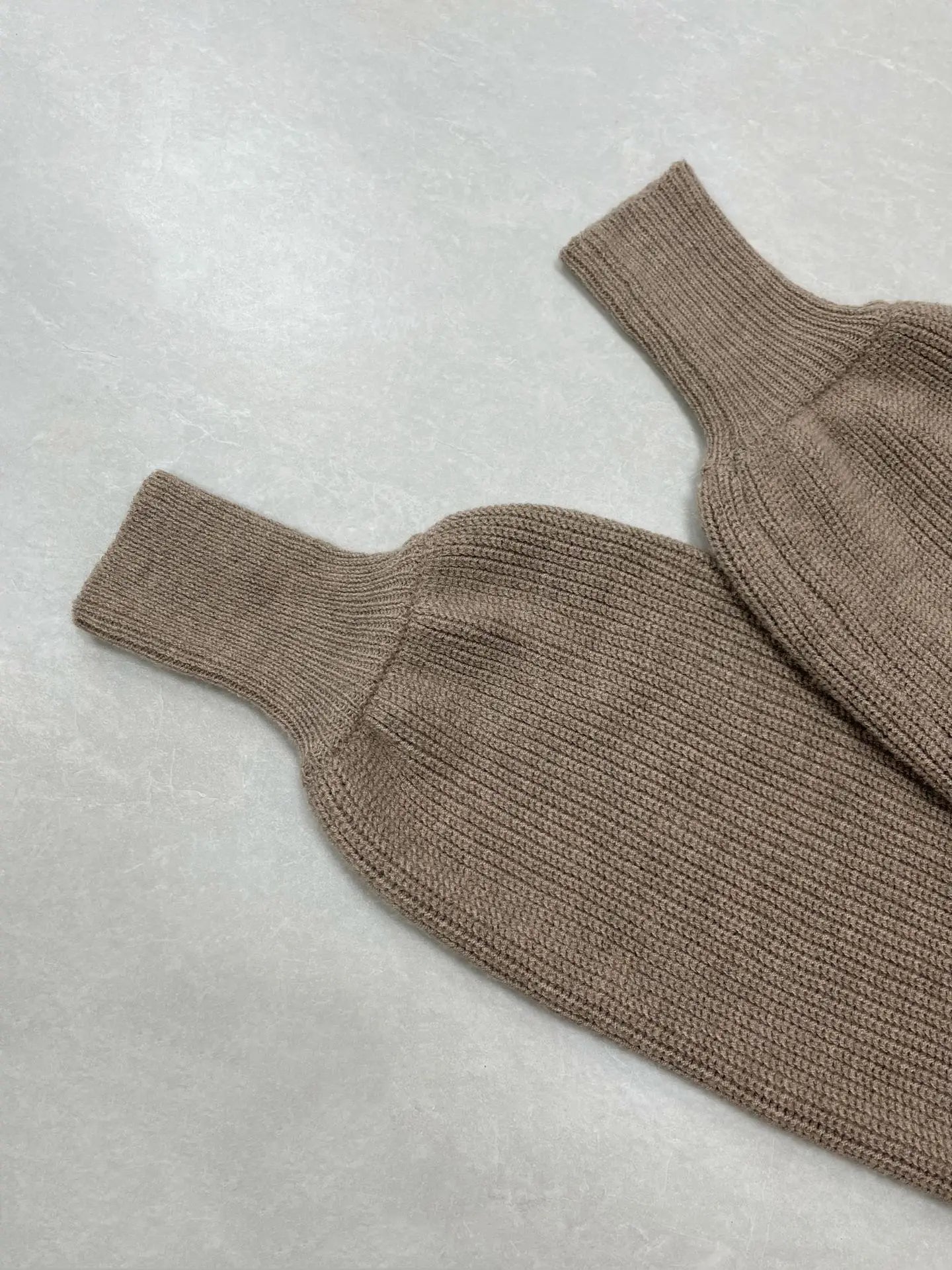 Lantern Sleeve Knit Dress