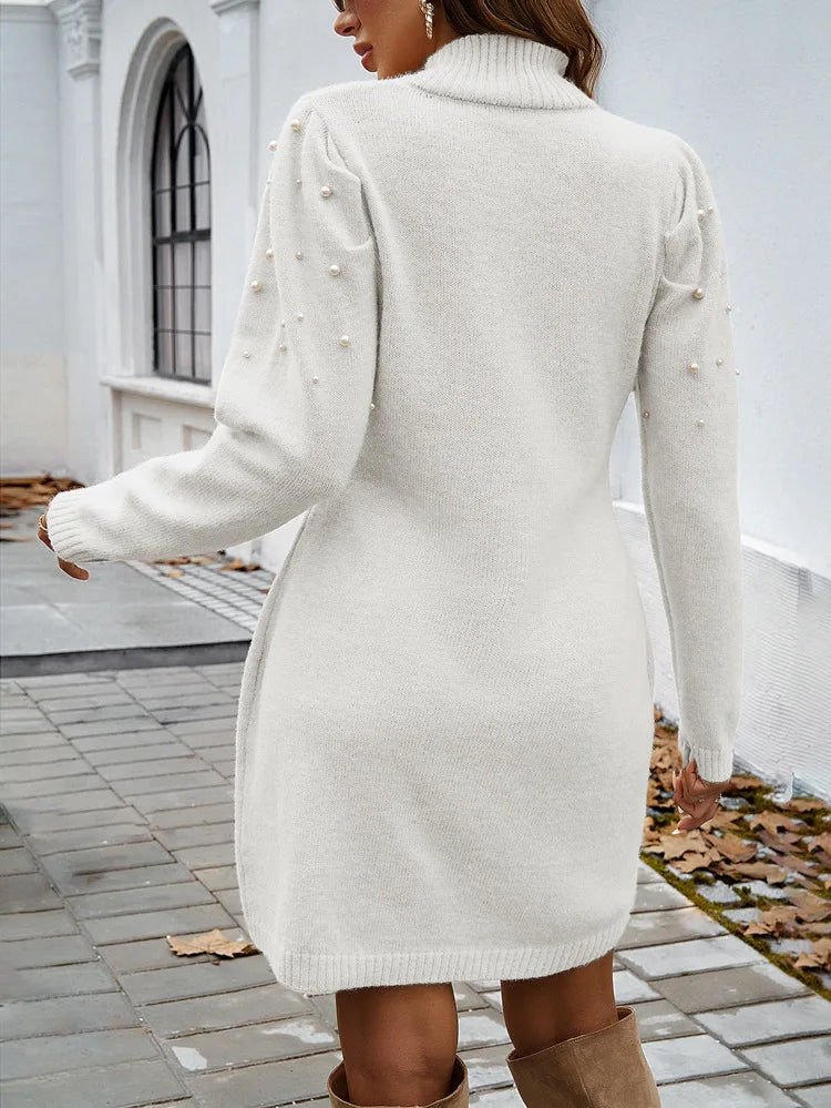 The Pearl Muse Sweater Dress